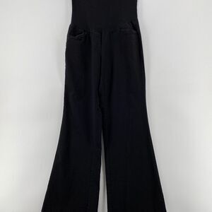 Motherhood Pants Women's Size small Maternity Pull-on Side Pockets Black Vintage